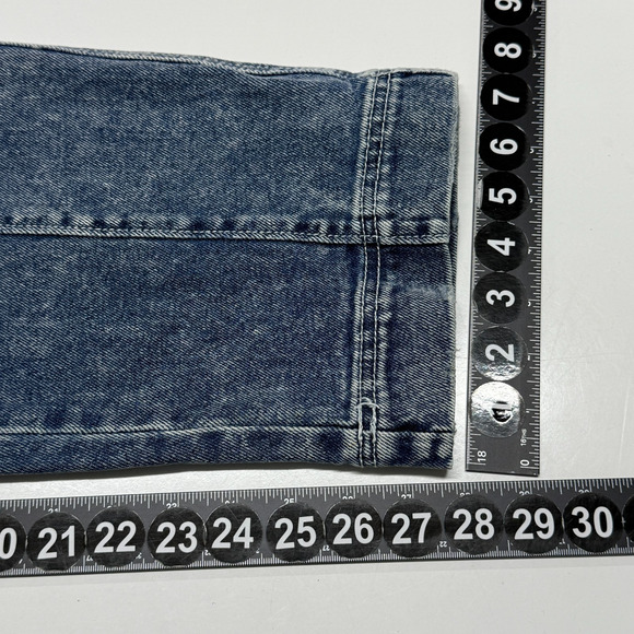 So Jeans Junior Womens 11/30 Blue Hi Rise Straight Stretch Actual 30X28 NWT - Picture 4 of 10